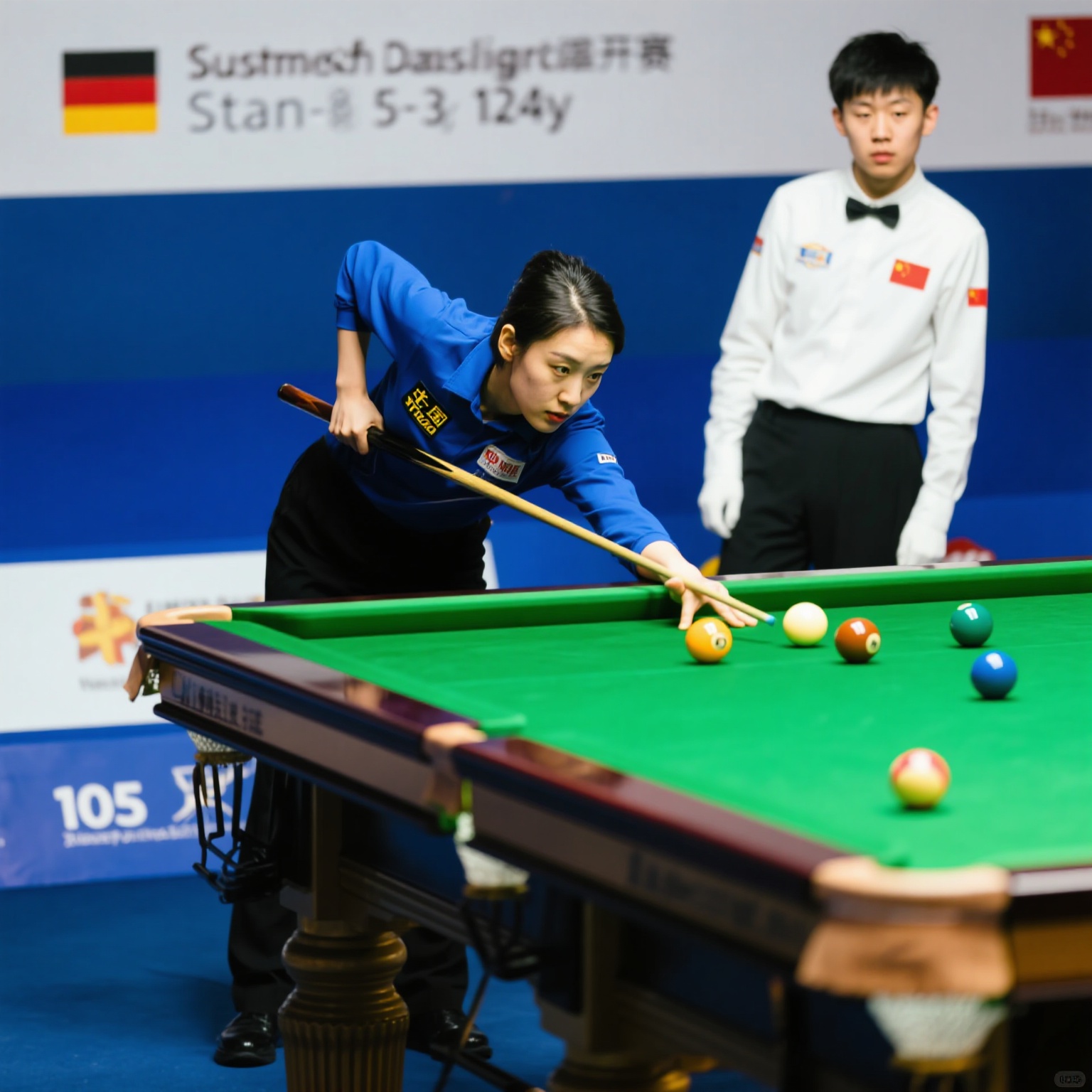 5-3！斯诺克德国大师赛：中国00后小将连胜两场，常冰玉狂轰破百