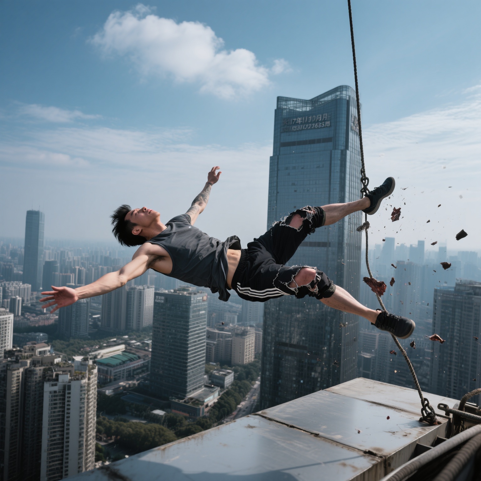 极限运动第一人吴永宁263米坠落后未当场死亡，于平台痛苦离世